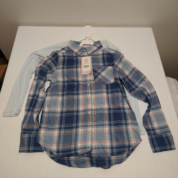 Sold**Timber Vintage Boys 2Pc Flannel Shirt Set - Picture 8 of 10